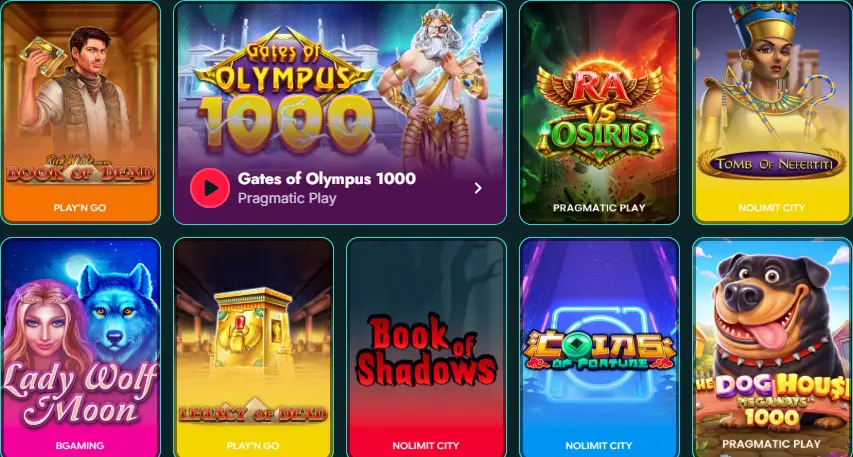 trixino casino top slots